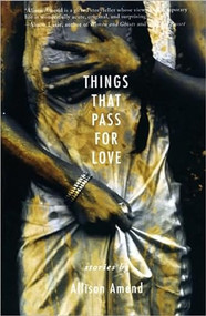 Things That Pass for Love by Allison Amend, 9780976717744