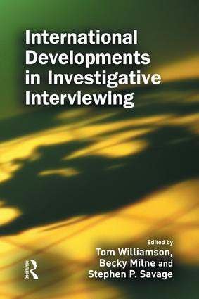International Developments in Investigative Interviewing - 9781138878570 by Tom Williamson, Becky Milne, 9781138878570