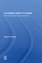 A Citizen's Right To Know (Risk Communication And Public Policy) by Susan G. Hadden, 9780367153410