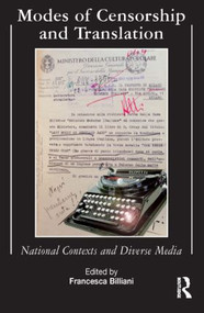 Modes of Censorship (National Contexts and Diverse Media) by Francesca Billiani, 9781900650946