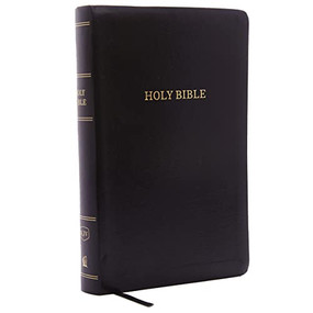 KJV Holy Bible: Personal Size Giant Print with 43,000 Cross References, Black Leather-Look, Red Letter, Comfort Print: King James Version by Thomas Nelson, 9780785215462