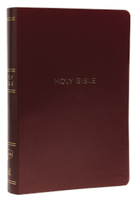 NKJV Holy Bible, Giant Print Center-Column Reference Bible, Burgundy Leather-look, 72,000+ Cross References, Red Letter, Comfort Print: New King James.. by Thomas Nelson, 9780785217718