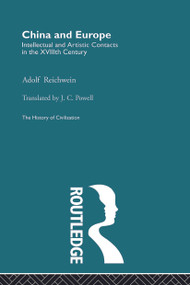 China and Europe by A. Reichwein, 9780415846479