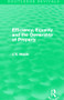 Efficiency, Equality and the Ownership of Property (Routledge Revivals) - 9780415621731 by James E. Meade, 9780415621731
