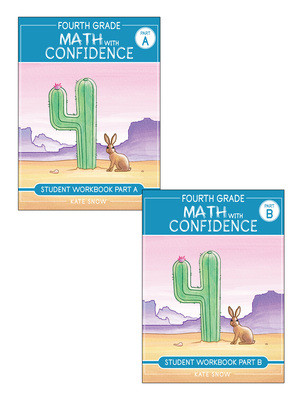 Fourth Grade Math with Confidence Student Workbook Bundle by Kate Snow, Itamar Katz, Shane Klink, 9781944481551