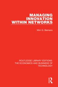 Managing Innovation Within Networks - 9781138574137 by Wim Biemans, 9781138574137