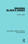 Reading Blake's Songs by Zachary Leader, 9781138939271