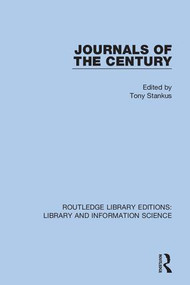 Journals of the Century by Tony Stankus, 9780367422349