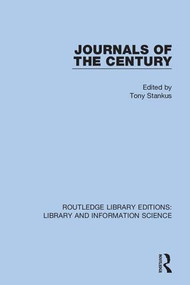 Journals of the Century by Tony Stankus, 9780367422349