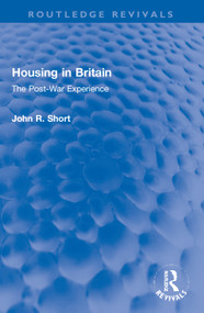 Housing in Britain (The Post-War Experience) - 9780367744687 by John R. Short, 9780367744687