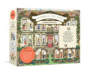 The World of Jane Austen: A Conversation Puzzle (500-Piece Puzzle: Jigsaw Puzzle for Adults) by Jacqui Oakley, 9780593580806