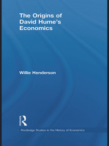 The Origins of David Hume's Economics - 9780415748315 by Willie Henderson, 9780415748315