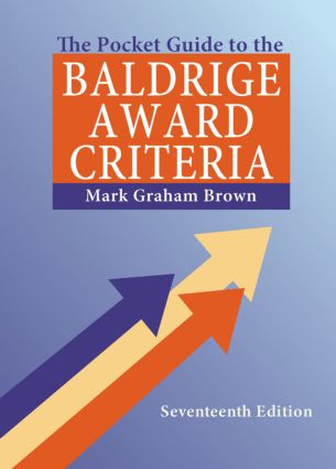 The Pocket Guide to the Baldrige Award Criteria (5-Pack) by Mark Graham Brown, Jonathan Craig, 9781482205275