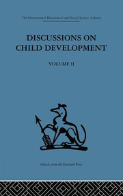 Discussions on Child Development (Volume two) - 9781138875807 by Barbel Inhelder, J. M. Tanner, 9781138875807