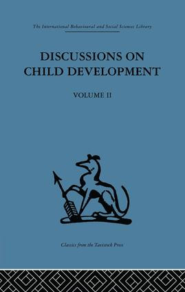 Discussions on Child Development (Volume two) - 9781138875807 by Barbel Inhelder, J. M. Tanner, 9781138875807