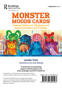 Monster Moods Cards (Helping Children to Talk About and Express Emotions and Feelings) by Juliette Ttofa, Julia Gallego, 9781138349193