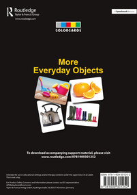 More Everyday Objects: Colorcards by Speechmark, 9781909301252