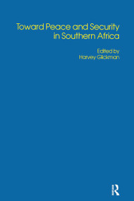 Toward Peace Security Southern by Harvey Glickman, 9782881243813