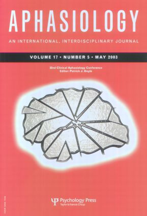 32nd Annual Clinical Aphasiology Conference (A Special Issue of Aphasiology) by Patrick Doyle, 9781841699554
