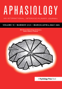 34th Clinical Aphasiology Conference (A Special Issue of Aphasiology) by Audrey Holland, 9781841699943