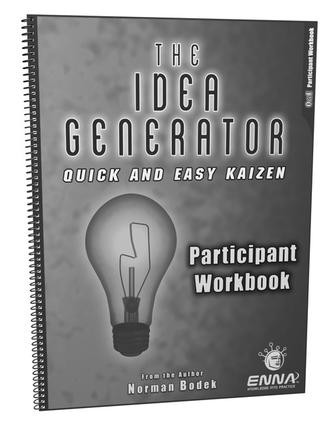 Quick and Easy Kaizen Participant Workbook by Norman Bodek, 9781138069527