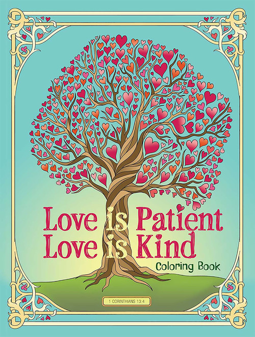 Love Is Patient, Love Is Kind Coloring Book by Jessica Mazurkiewicz, 9780486853369