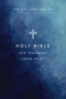 NKJV Large Print Outreach New Testament Bible, Cross Softcover, Comfort Print, 9781400343713