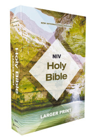 NIV, Holy Bible, Larger Print, Economy Edition, Paperback, Teal/Tan, Comfort Print by Zondervan, 9780310463900