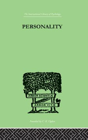 Personality - 9781138875388 by R G Gordon, 9781138875388