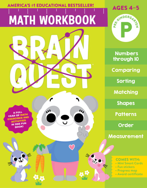 Brain Quest Math Workbook: Pre-Kindergarten by Workman Publishing, 9781523524204