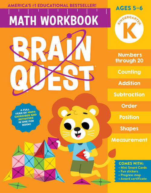 Brain Quest Math Workbook: Kindergarten by Workman Publishing, 9781523524211