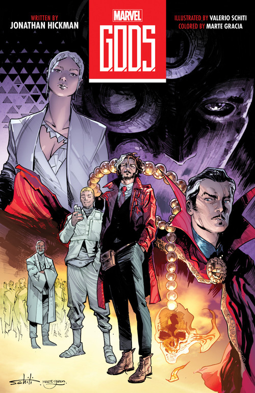G.O.D.S. by Jonathan Hickman, Valerio Schiti, Mateus Manhanini, 9781302948597
