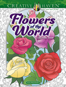 Creative Haven Flowers of the World Coloring Book by Jessica Mazurkiewicz, 9780486852638
