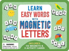 Learn Easy Words with Magnetic Letters (Includes 132 Magnets & 6 Activity Cards) by IglooBooks, Sue  Downing, 9781837717897