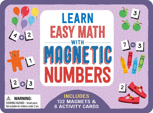 Learn Easy Math with Magnetic Numbers (Includes 132 Magnets & 6 Activity Cards) by IglooBooks, Sue  Downing, 9781837717903