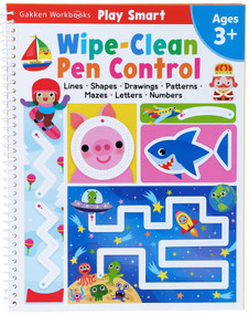 Play Smart Wipe-Clean Pen Control (Ages 3+) by Gakken early childhood experts, Katerina A Walls, 9784056212426