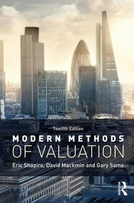 Modern Methods of Valuation by Eric Shapiro, David Mackmin, Gary Sams, 9781138503519