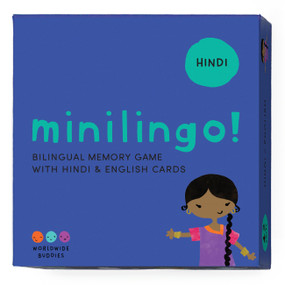 Minilingo Hindi / English Bilingual Flashcards (Bilingual memory game with Hindi & English cards) by Worldwide Buddies, 9798988932604