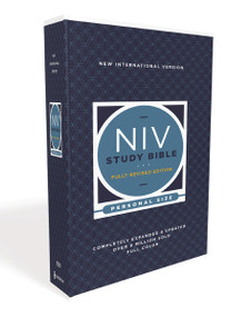 NIV Study Bible, Fully Revised Edition (Study Deeply. Believe Wholeheartedly.), Personal Size, Paperback, Red Letter, Comfort Print by Kenneth L. Barker, Mark L. Strauss, Jeannine K. Brown, Craig L. Blomberg, Michael Williams, Zondervan, 9780310449096