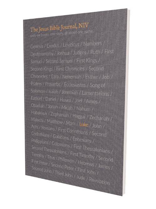 The Jesus Bible Journal, Luke, NIV, Paperback, Comfort Print by Passion Publishing, Louie Giglio, Zondervan, 9780310456131