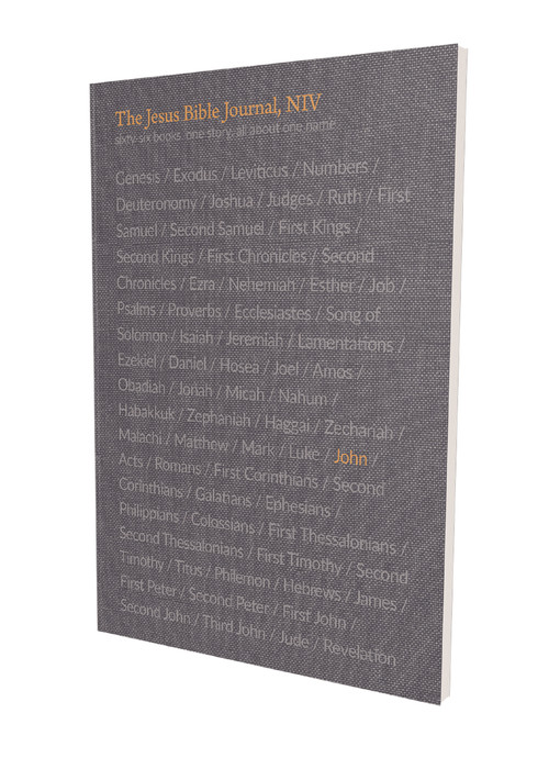The Jesus Bible Journal, John, NIV, Paperback, Comfort Print by Passion Publishing, Louie Giglio, Zondervan, 9780310456148