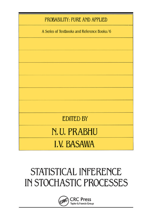 Statistical Inference in Stochastic Processes by N.U. Prabhu, 9780367403072