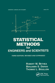 Statistical Methods for Engineers and Scientists by Robert M. Bethea, 9780367401825