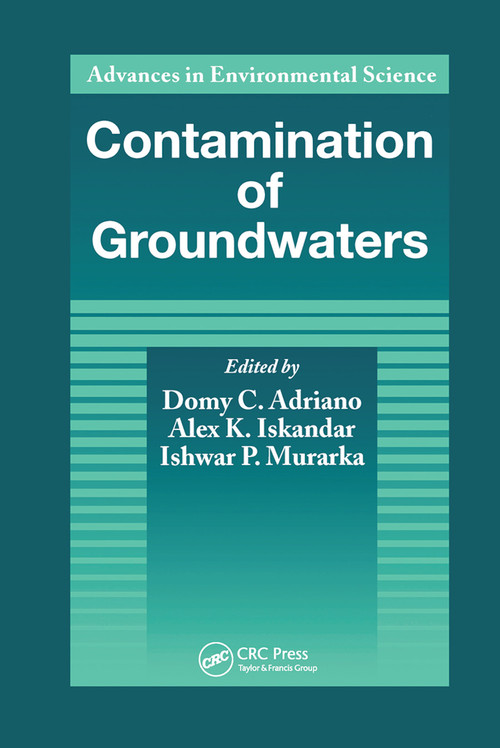 Contamination of Groundwaters by Adriano, 9780367449520