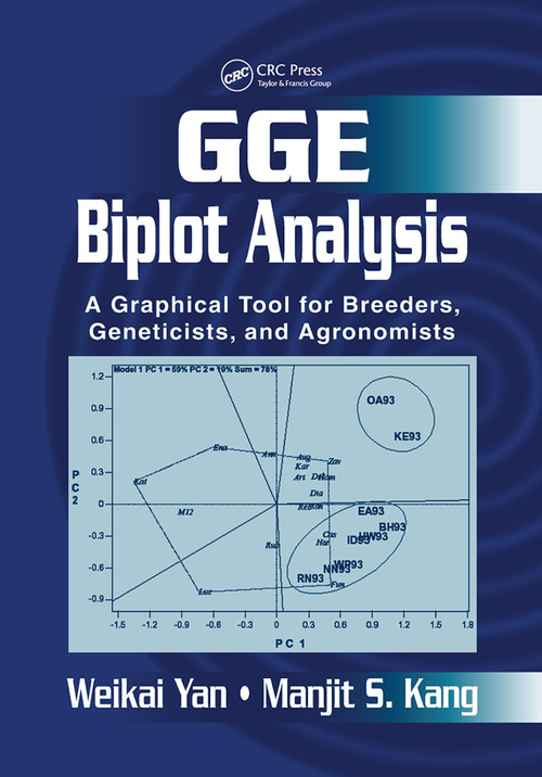 GGE Biplot Analysis (A Graphical Tool for Breeders, Geneticists, and Agronomists) by Weikai Yan, Manjit S. Kang, 9780367454791