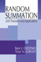 Random Summation (Limit Theorems and Applications) by Boris V. Gnedenko, Victor Yu. Korolev, 9780367448622