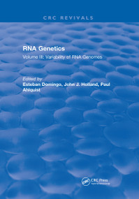 RNA Genetics (Volume III: Variability of RNA Genomes) by Esteban Domingo, 9780367657451