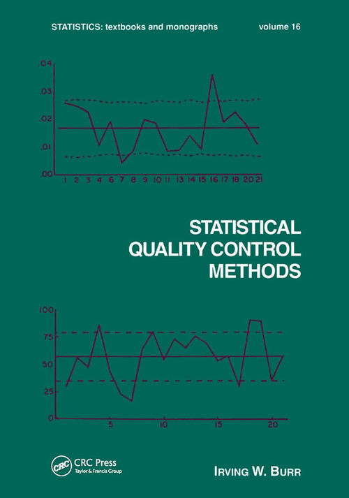 Statistical Quality Control Methods by Irving W. Burr, 9780367452100