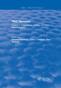 RNA Genetics (Volume II: Retroviruses, Viroids, and RNA Recombination) by Esteban Domingo, 9780367657468