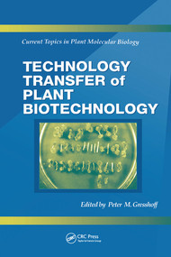 Technology Transfer of Plant Biotechnology by Peter M. Gresshoff, 9780367579517
